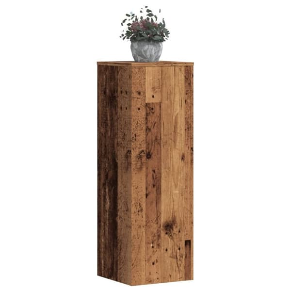 vidaXL Kasvitelineet 2 kpl vanha puu 33x33x100 cm tekninen puu