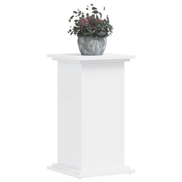 vidaXL Växtställ vit 33x33x60 cm konstruerat trä