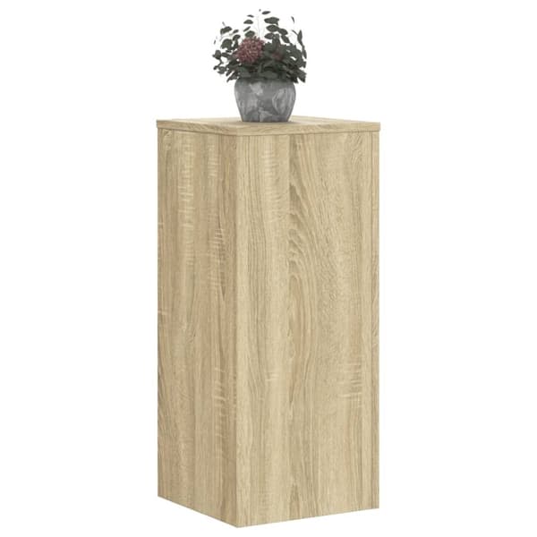 vidaXL Plantestativer 2 stk sonoma eik 30x30x70 cm konstruert tre