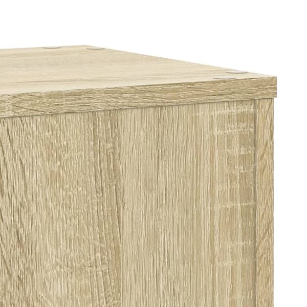 vidaXL Plantestativer 2 stk sonoma eik 30x30x70 cm konstruert tre