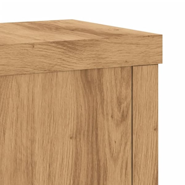 vidaXL Växtställ 2 st ek 10x10x18 cm konstruerat trä