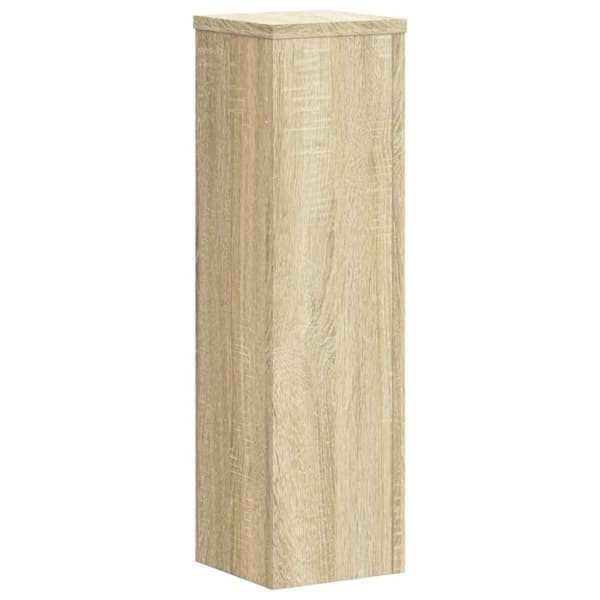 vidaXL Växtställ 2 st sonoma ek 17x17x60 cm konstruerat trä