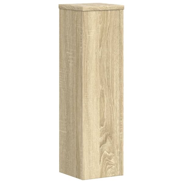 vidaXL Växtställ 2 st sonoma ek 17x17x60 cm konstruerat trä