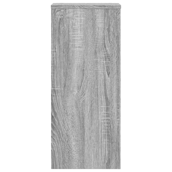 vidaXL plantestativer 2 stk. 30x30x70 cm konstrueret træ grå sonoma-eg