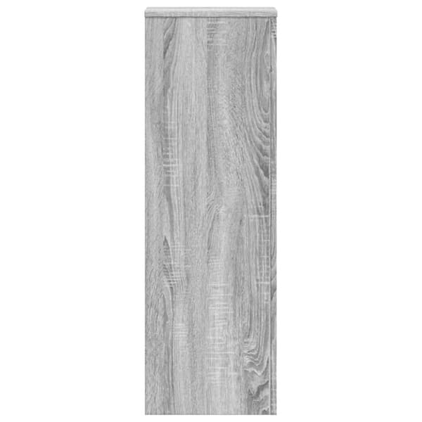 vidaXL Kasvitelineet 2 kpl harmaa Sonoma 33x33x100 cm tekninen puu