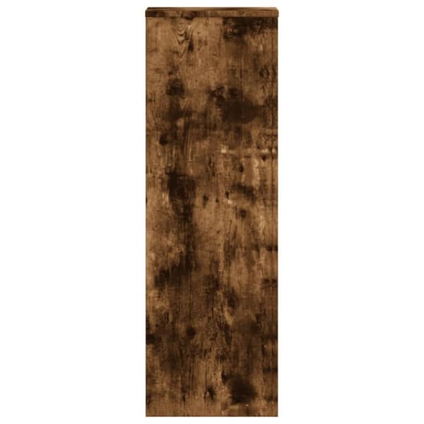 vidaXL plantestativer 2 stk. 33x33x100 cm konstrueret træ røget eg