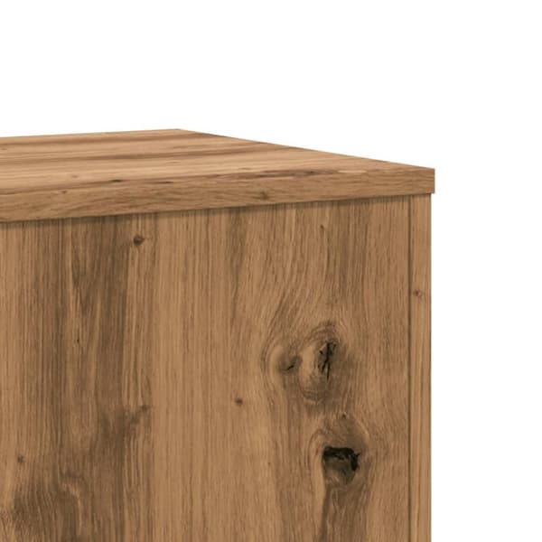 vidaXL Kasvitelineet 2 kpl artesaanitammi 33x33x100 cm tekninen puu