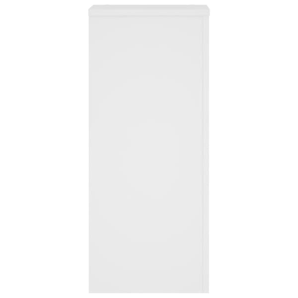 vidaXL Plantestativer 2 stk hvit 30x30x70 cm konstruert tre
