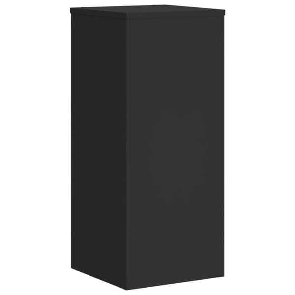 vidaXL Växtställ 2 st svart 30x30x70 cm konstruerat trä