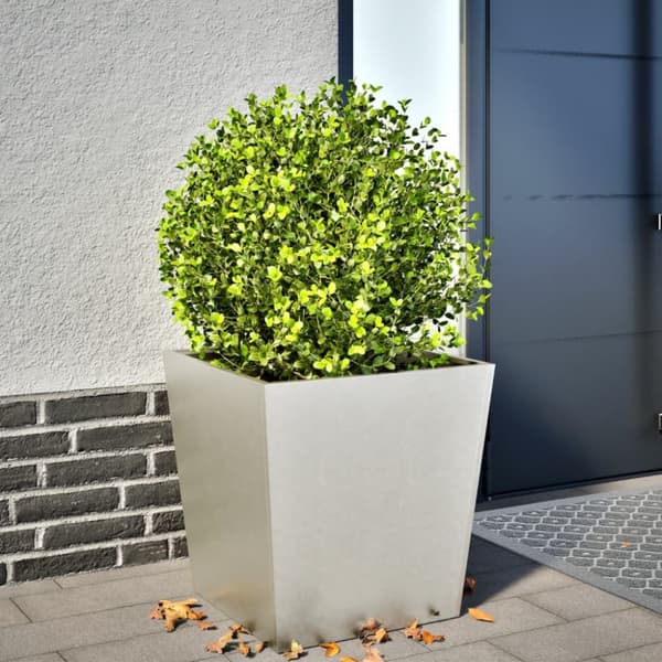 vidaXL Plantekasse 50x50x50 cm rustfritt stål