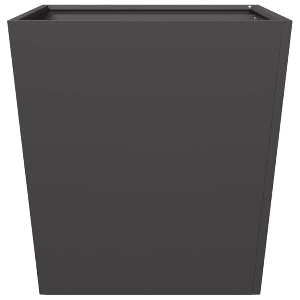 vidaXL Plantekasse svart 50x50x50 cm cortenstål