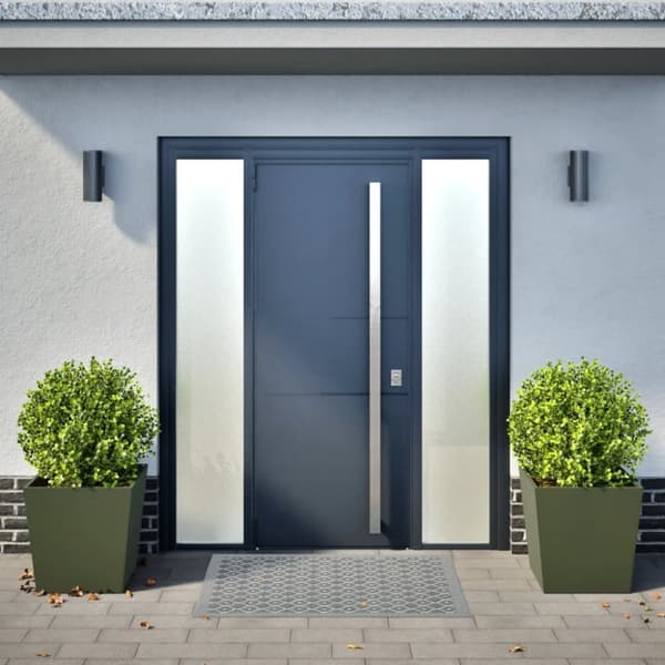 vidaXL plantekrukker 2 stk. 50x50x50 cm stål olivengrøn