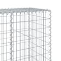 Miniatyrbilde 7 av 8: vidaXL Gabionkurv med deksel 200x50x200 cm galvanisert jern