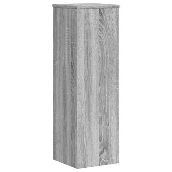 vidaXL Kasvitelineet 2 kpl harmaa Sonoma 25x25x80 cm tekninen puu
