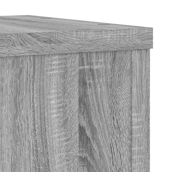 vidaXL Kasvitelineet 2 kpl harmaa Sonoma 25x25x80 cm tekninen puu
