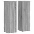 Pikkukuva 1 / 11: vidaXL Kasvitelineet 2 kpl harmaa Sonoma 25x25x80 cm tekninen puu