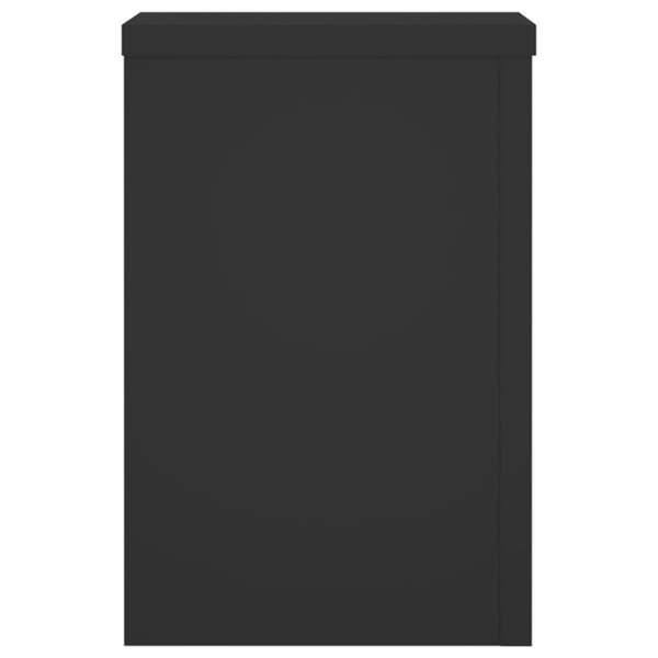 vidaXL plantestativer 2 stk. 25x25x35 cm konstrueret træ sort