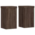 Pikkukuva 1 / 11: vidaXL Kasvitelineet 2 kpl ruskea tammi 10x10x18 cm tekninen puu