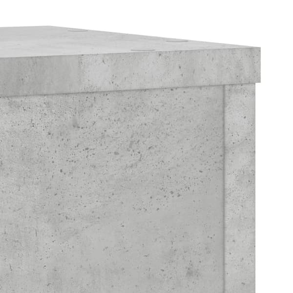 vidaXL plantestativer 2 stk. 25x25x35 cm konstrueret træ betongrå