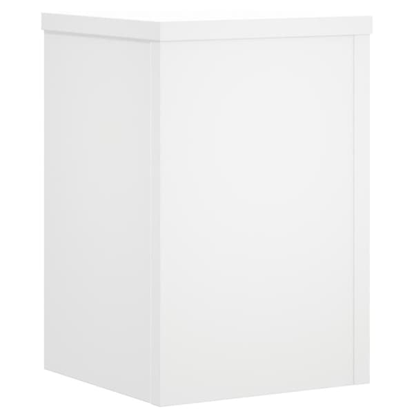vidaXL Plantestativer 2 stk hvit 20x20x30 cm konstruert tre