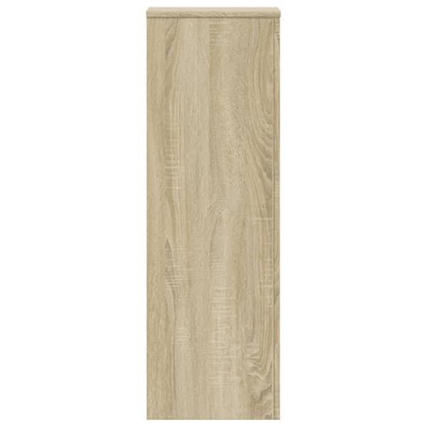 vidaXL Växtställ 2 st sonoma-ek 33x33x100 cm konstruerat trä