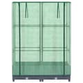 Miniatyrbillede 5 af 10: vidaXL højbed med drivhusovertræk 80x40x123 cm rattan-look