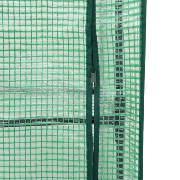 vidaXL Høybed med trekk og hjul rottingutseende 80x50x182 cm