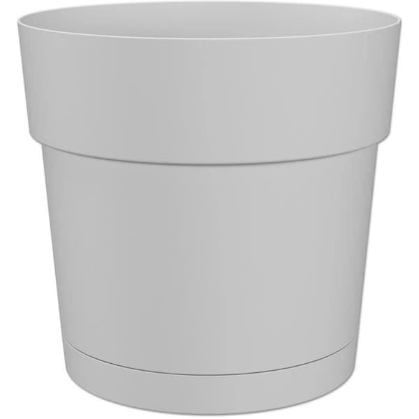 Rund blom- och växtkruka CAPRI LARGE - Plast - Vattentank - diameter 30 cm - Vit - ARTEVASI