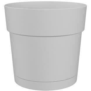 Rund blom- och växtkruka CAPRI LARGE - Plast - Vattentank - diameter 30 cm - Vit - ARTEVASI
