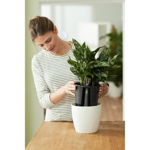Elho självvattnande insats Blomkruka 36 - Svart - Ø 36 x H 35 cm - inredning; tillbehör - 100% återvunnet