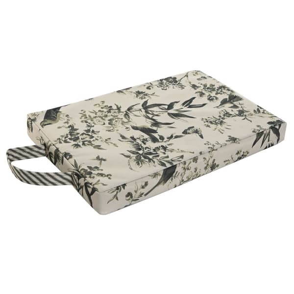 Floor cushion Home ESPRIT Vihreä Beige Puuvilla Polyesteri 40 x 25 x 4 cm
