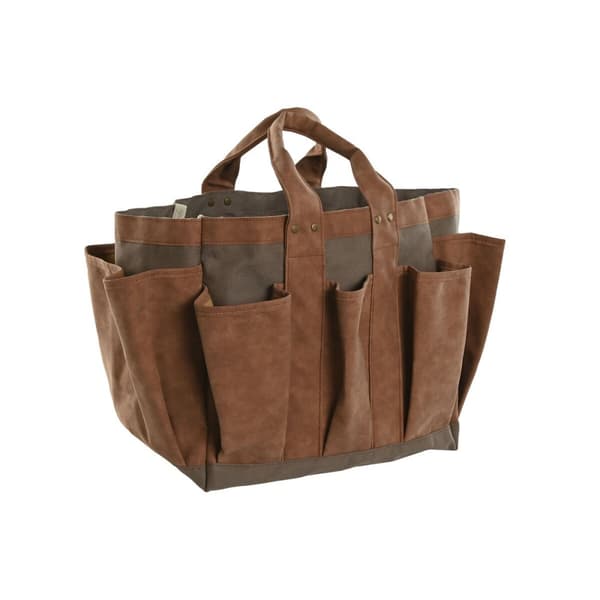 Työkalun pidike Home ESPRIT Laukku Puutarha Ruskea 47 x 18 x 27 cm