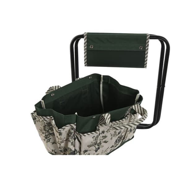Kit med verktygssats för trädgårdsarbete Home ESPRIT Vit Grön Polyester Aluminium 7 Delar