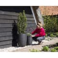 Miniatyrbillede 2 af 4: Låg elegant vas - CAPI EUROPE - RIB NL - 34 x 46 cm - Svart
