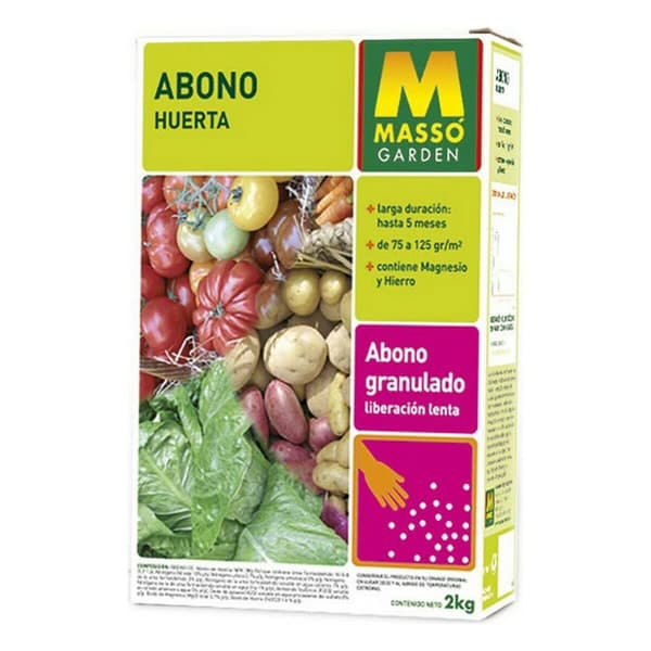 Ei-orgaaninen lannoite Massó Kasvikset 2 Kg 2 L
