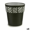 Pikkukuva 1 / 3: Itsekasteleva kukkaruukku Stefanplast Orfeo Antrasiitinharmaa Muovinen 29 x 29 x 29 cm (6 osaa)