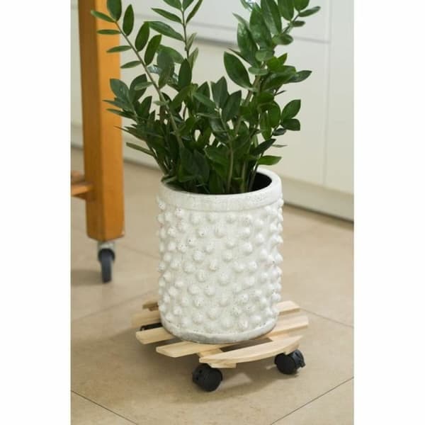 Pyörällinen kukkaruukkujalusta Nature Luonnollinen Kuusi