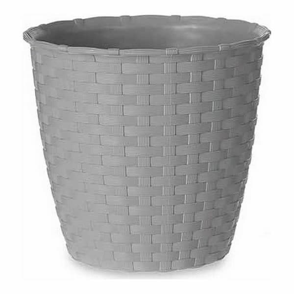 Kruka Stefanplast Grå Plast 14 x 13 x 14 cm (12 antal)