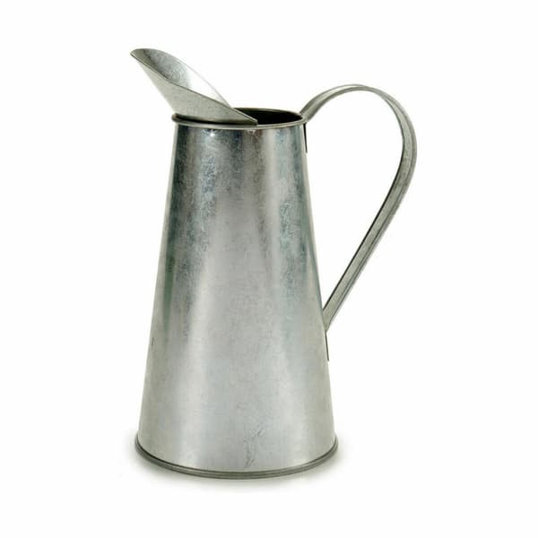 Kruka Ibergarden J60700-B Silvrig Zink Mönster Mjölkkanna 17 x 21,5 x 11,3 cm (24 antal)