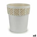 Miniatyrbild 1 av 3: Självvattnande blomkruka Stefanplast Orfeo Vit Plast 29 x 29 x 29 cm (6 antal)