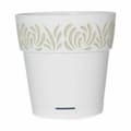Miniatyrbild 3 av 3: Självvattnande blomkruka Stefanplast Gaia Vit Plast 15 x 15 x 15 cm (12 antal)