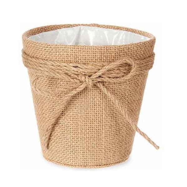 Kruka Ibergarden WY18-71 Brun Snöre Plast Lasso 14 x 12,5 x 14 cm 14 x 14 x 14 cm