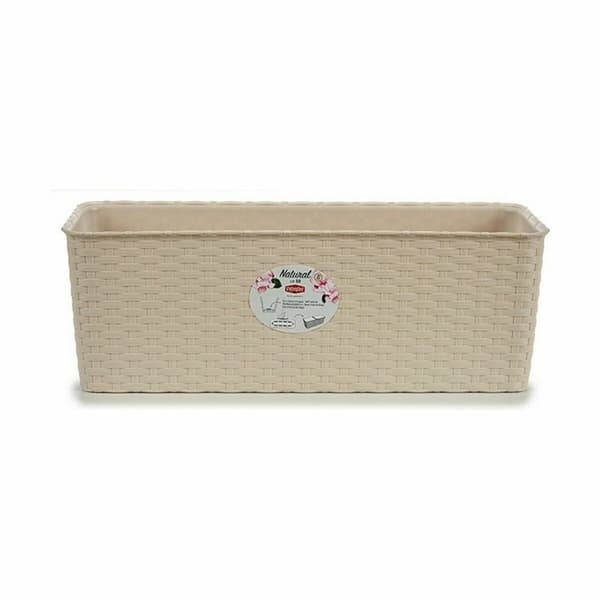 Blomlåda Stefanplast Beige Plast 17,5 x 16 x 48,5 cm (12 antal)
