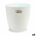 Pikkukuva 1 / 3: Kasvit Stefanplast Valkoinen Muovinen 29 x 27 x 29 cm (6 osaa)