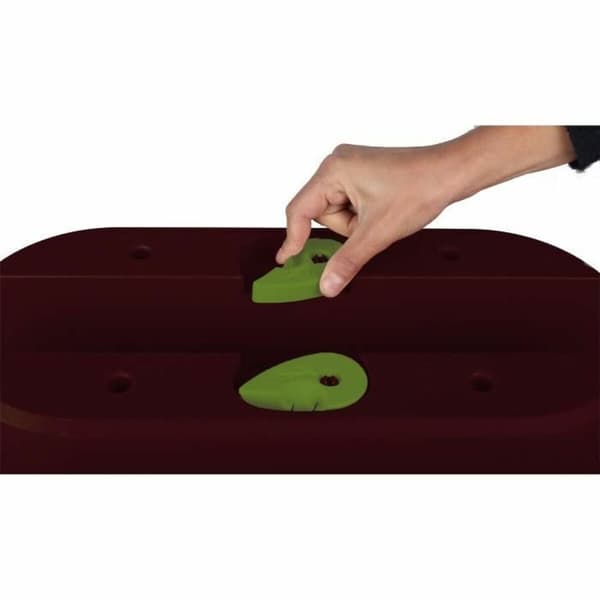 Kruka EDA Röd Plast Oval Modern