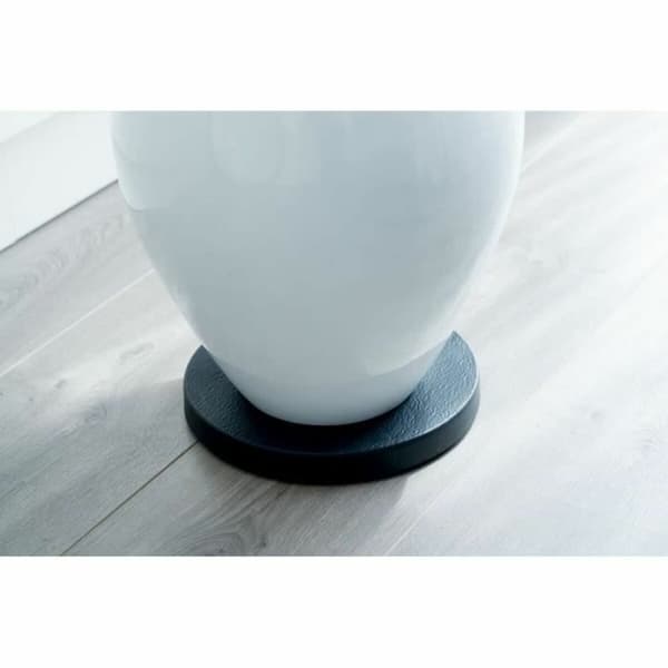 Støtte med hjul til potter Nature Sort polypropylen (Ø 29,2 x 4 cm)