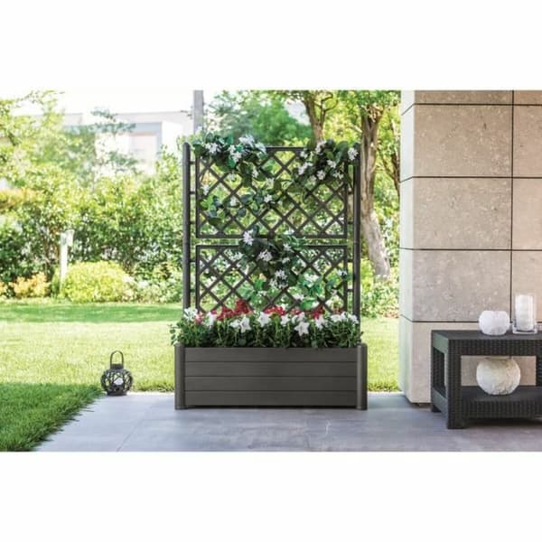 Urtepotte Stefanplast Rektangulær 100 x 43 x 142 cm Grafit