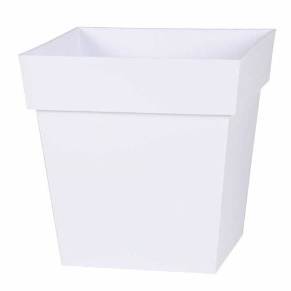 Urtepotte EDA   Hvid polypropylen 32 x 32 x 32 cm