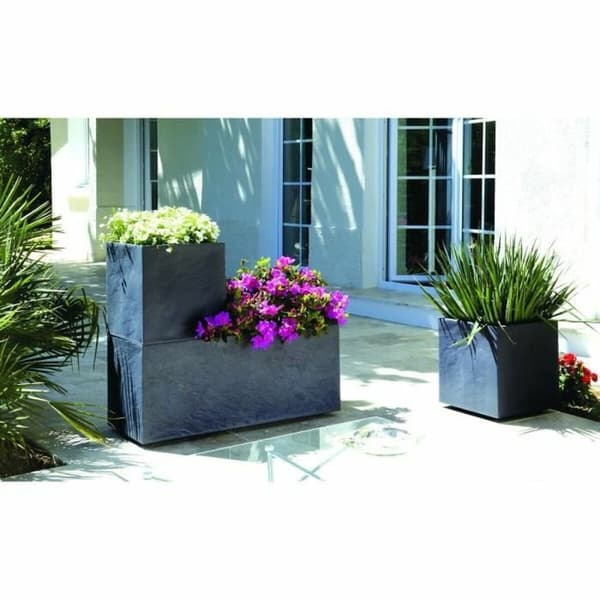 Urtepotte EDA Antracit Plastik 99 x 39 x 43 cm
