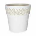 Miniatyrbillede 2 af 3: Selvvandende pot Stefanplast Gaia Hvid Plastik 25 x 25 x 25 cm (6 enheder)